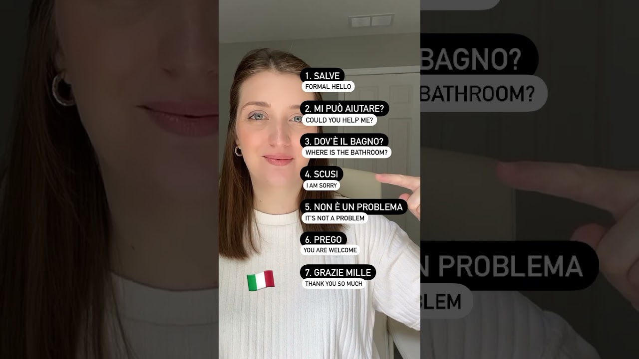 Italian travel phrases 