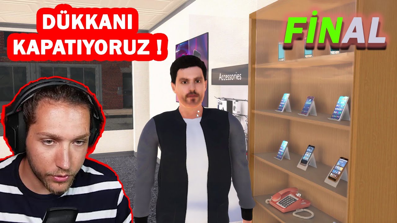FİNALDE TELEFONCU DÜKKANINI KAPATIYORUZ ! MOBİL STORE SIMULATOR (3. BÖLÜM)