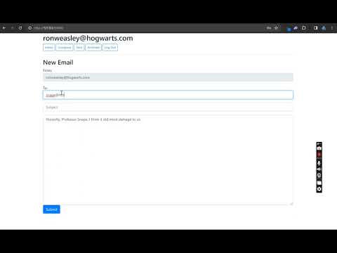 Harvard CS50 Web Project 3: Mail