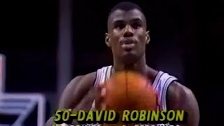 Celebrity David Robinson 43pts 9rebs 5blks vs Nuggets (1990) Profile