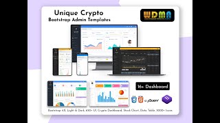 Embark on Crypto Management Journey with Unique Crypto Admin Dashboard.
