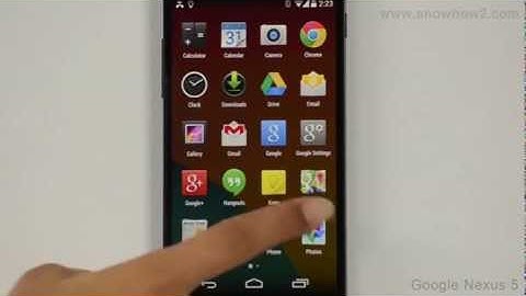 Google Nexus 5 - Enable Location Services