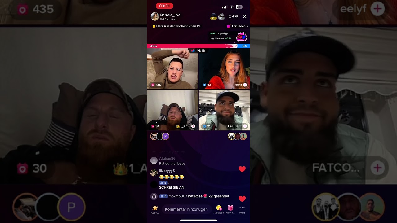 Barrelo live Beziehung Streit mit Eelyf und Hamza