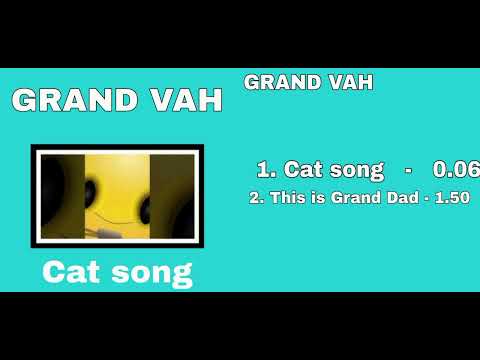 Grand Vah — Grand Vah - Cat Song - CD - (SINGLE) 2017/2018