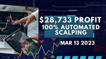 $28,733 Profit 3/13/23 - 100% automated scalping algo for NinjaTrader 8 - Trading Futures Now Algo