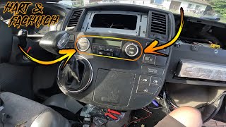 VW T5 Multivan ► Klimabedienteil ausbauen reparieren - Climatronic