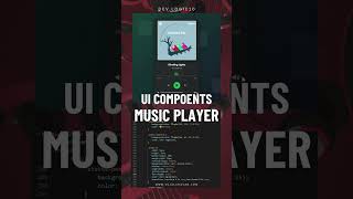 Create a Stunning Music Player UI with Pure HTML, CSS & JavaScript (2024 Tutorial) #cssanimation
