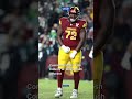 Commanders OT Josh Conerly Jr. looks much different #shorts