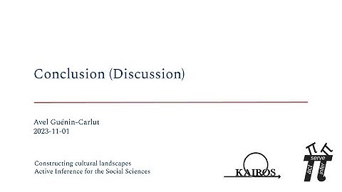 Conclusion (Discussion) ~ Active Inference for the Social Sciences 2023