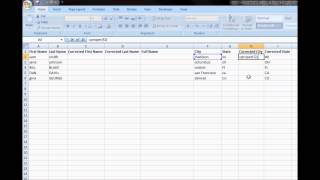 Using Excel Functions To Correct Capitalization