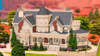 VICTORIAN STRANGERVILLE MANSION 🌵 The Sims 4 Speed Build  | No CC