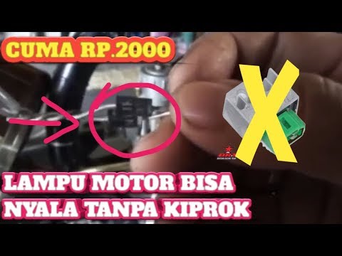 Bikin Lampu Motor Lebih Terang Dgn Dioda. 