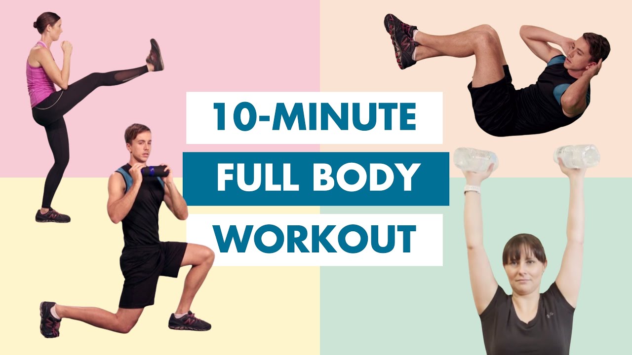 10 minute full body workout - YouTube