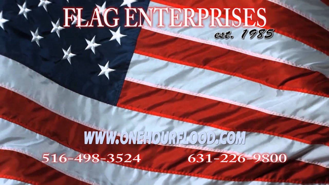 Long Island Emergency Restoration Response One Hour Flood Flag
