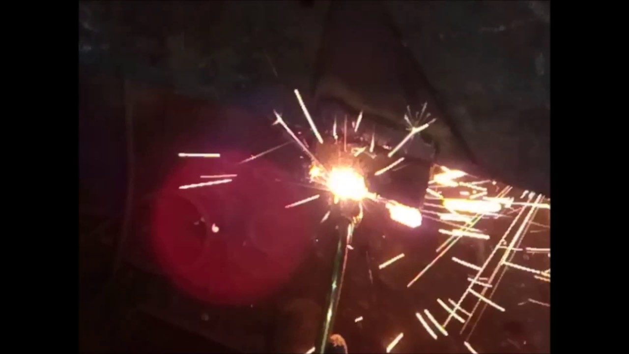 резка газом (эксперимент) - YouTube