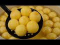 Yummy crispy potato balls with a few minutes