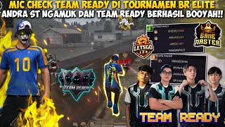 MIC CHECK TEAM READY AT THE BATTLE OF STARS TOURNAMENT!! THE MOMENT TEAM READY SECURED THE BOOYAH!!