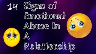 14 Signs of Emotional Abuse In a Relationship
