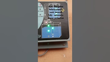 #automatic water level controller bore fully  automatic dryrun protection tank level indicator