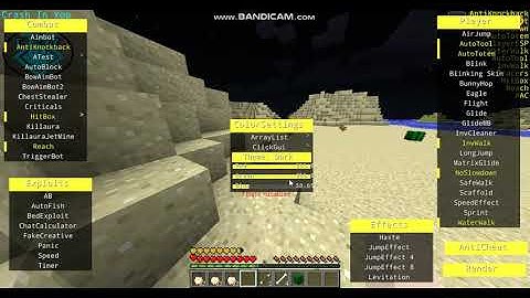 Minecraft ClickGUI Themes