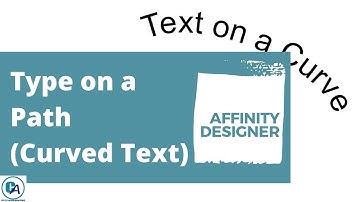 How to Create Text on a Curve - Affinity Designer