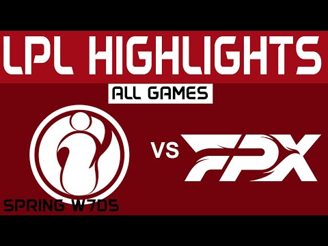 IG vs FPX Highlights ALL GAMES LPL Spring Split 2024 Invictus Gaming vs FunPlus Phoenix by Onivia