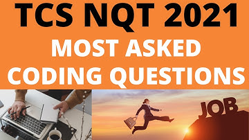 TCS NQT 2021 MOST ASKED CODING QUESTIONS || TCS NQT PROGRAMMING & CODING QUESTIONS || BWTS