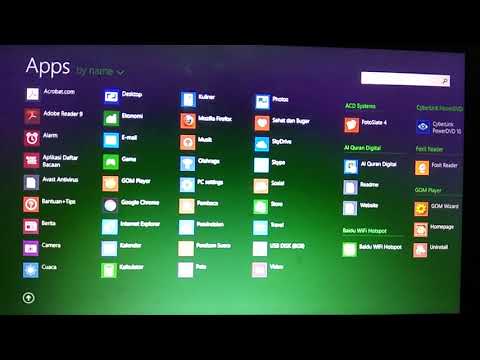 Video: Cara Mencopot Pemasangan Aplikasi Windows 8