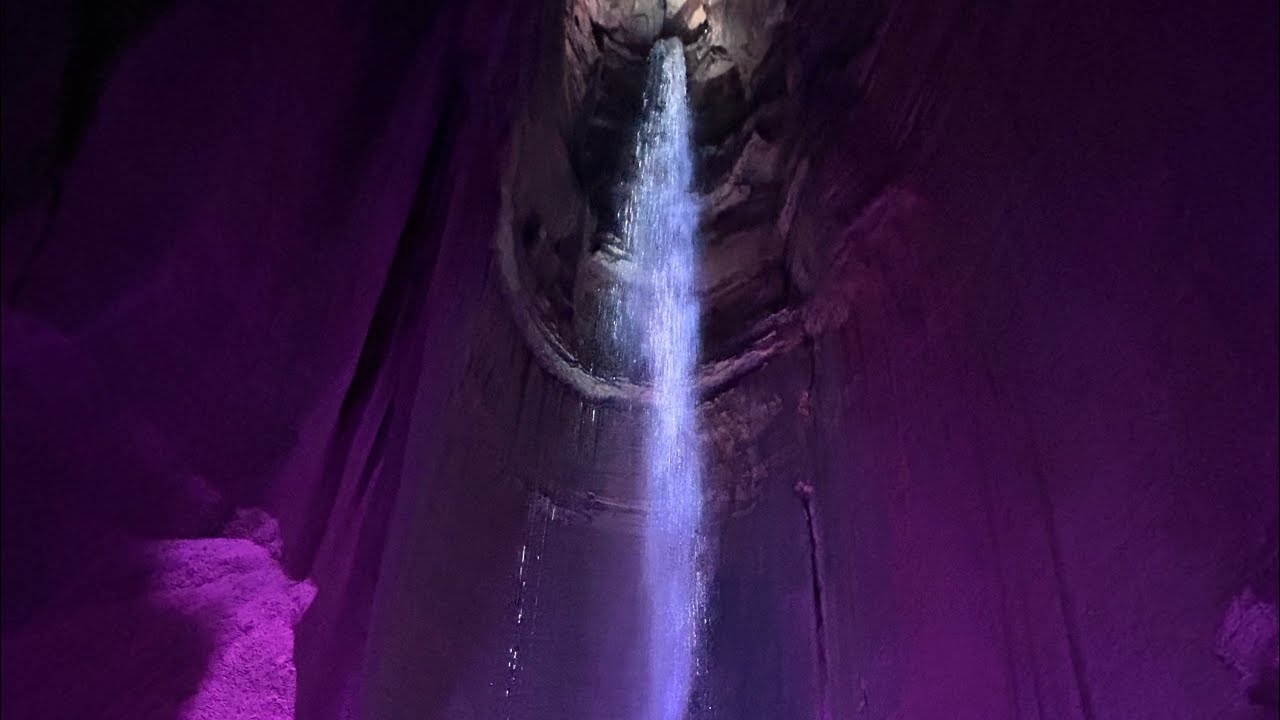 Underground Waterfall At Ruby Falls In Chattanooga, TN - YouTube