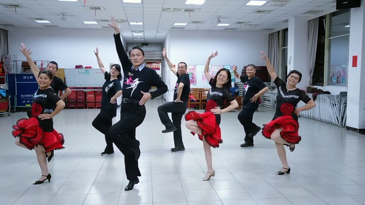 我在妳左右 Line Dance 排舞 蔡輝煌 和 中壢百樂門