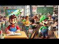 The super mario bros but  in school