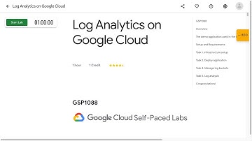 Log Analytics on Google Cloud GSP1088