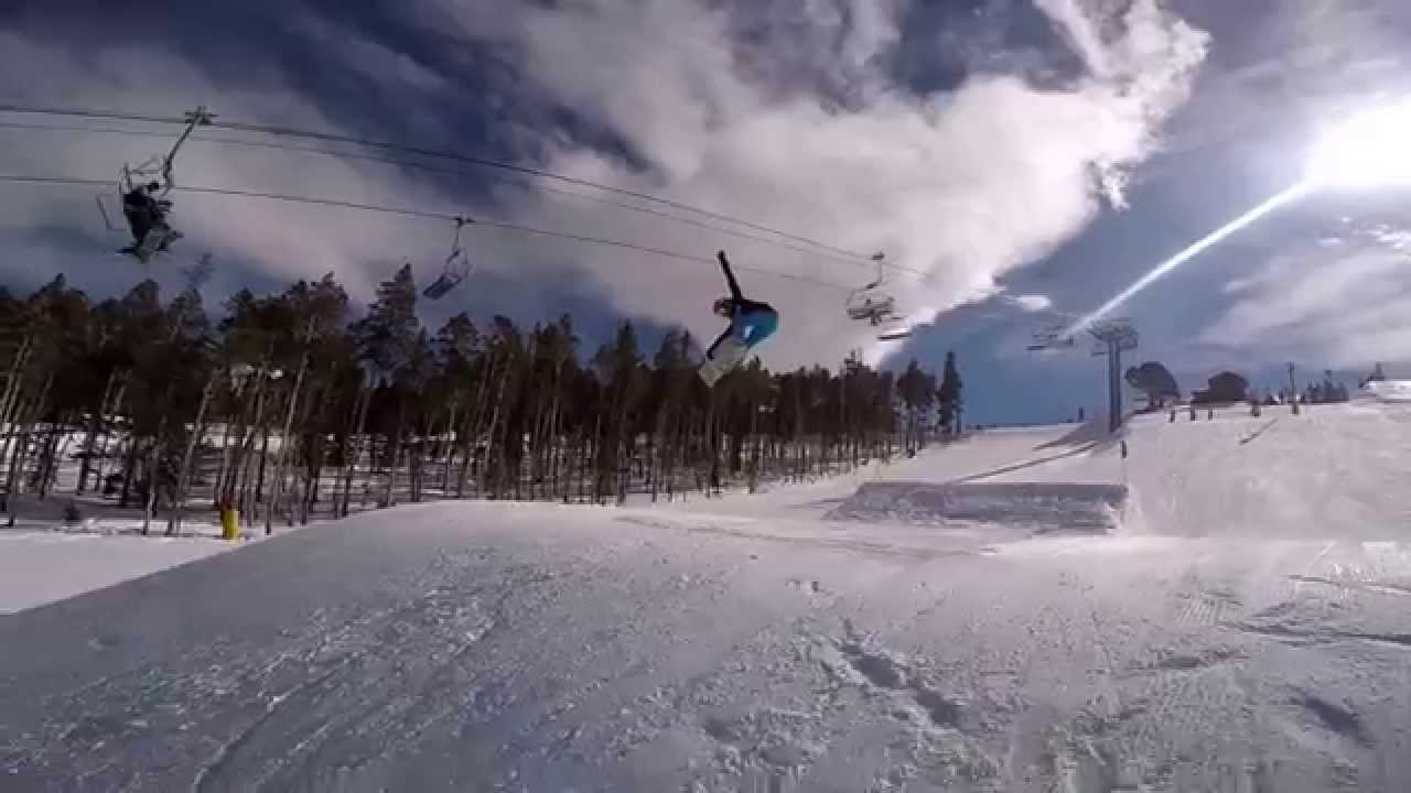 Zahra Kell 11 yo Australian Snowboarder Mini off Season Shredit from a Quick Trip 2 Colorado