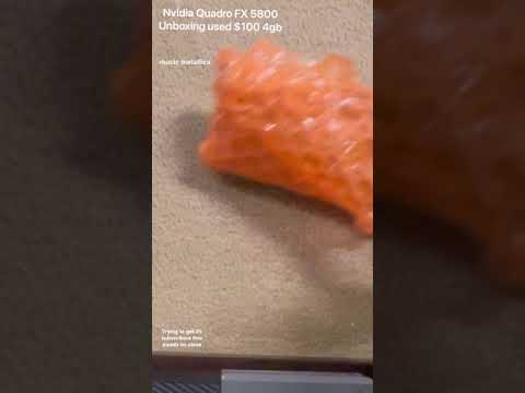 Nvidia unboxing Quadro