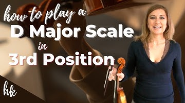 D Major Scale 2 Octaves in 3rd Position