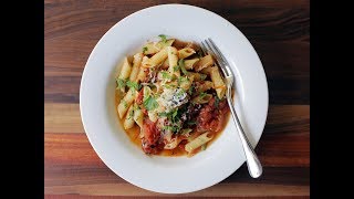 Andrew Zimmern Cooks: Charred Tomato Sauce with Penne Pasta
