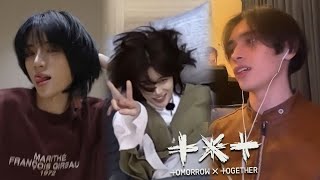 FIRST TIME REACTING TO BEOMGYU TXT CLIPS