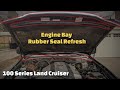 Land Cruiser Engine Bay Refresh - Rubber Hood Seals