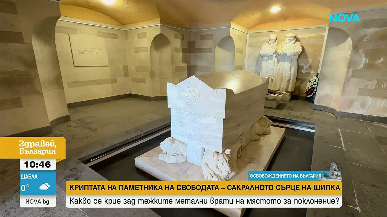 Историята на криптата на Шипка – сърцето на Паметника на свободата