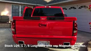 6.0L LQ9 Silverado with 1 7/8 headers and Magnaflow muffler!