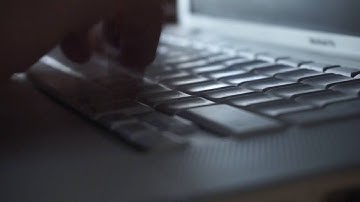 Typing on laptop - Stock HD Free Footage