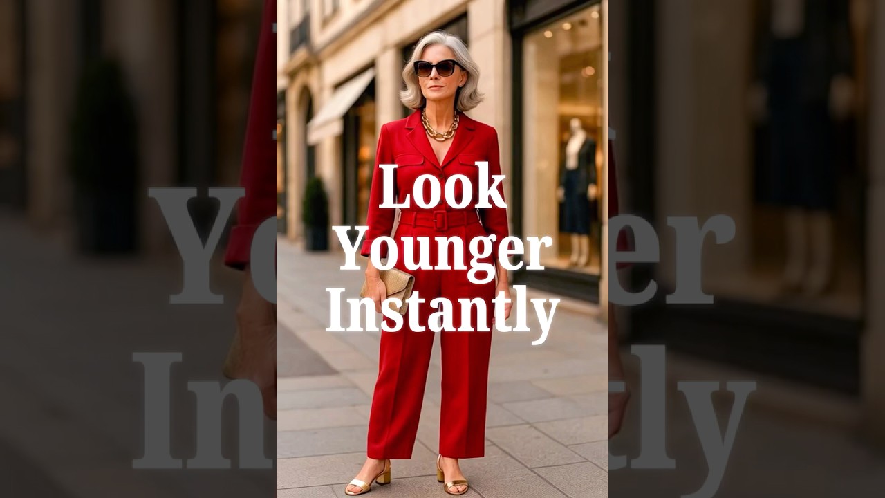 Want to Look Younger? 4 Elegant Outfits for Women Over 60✨