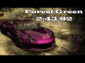 NFSMW 05 | Forest Green | 2:43.82 Carrera GT | No timebug