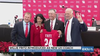 Willie Fritz introduced as new Houston Cougars head football coach