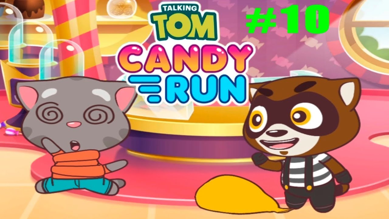 Игра том за сладостями. Talking Tom Candy Run. Том бег за сладостями Trailer. Кто создал игру том бег за сладостями. Говорящий том за конфетами из Google Play.