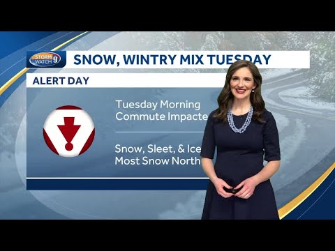 Watch: Wintery weather
