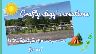 Crafty clegg’s creations.   Is van life for us???