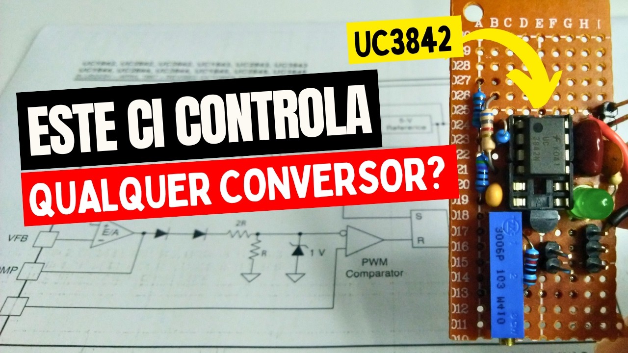 Você vai projetar qualquer conversor com este CI PWM versátil e barato