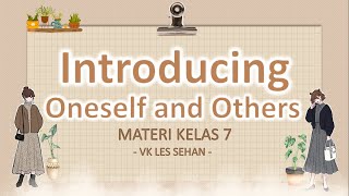 MATERI INTRODUCING ONESELF AND OTHERS screenshot 4