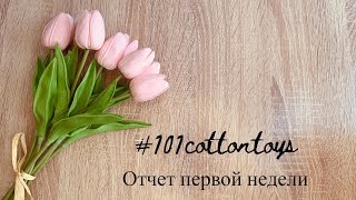 Первый отчёт #101cottontoys3 1/101. Ох уж этот чепчик 🤣 заглянула в fixprice